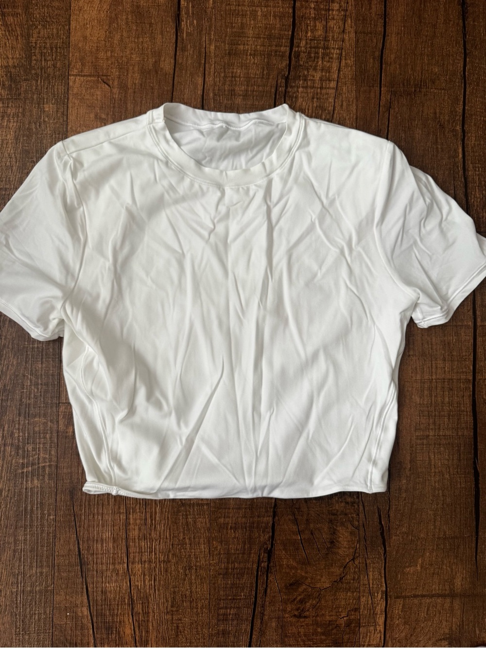 Lululemon Wundermost Ultra-Soft Nulu
Crewneck Cropped T-Shirt
